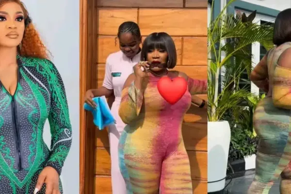 Uche Ogbodo Unveils Post-Surgery Physique, Sparks Reactions Online