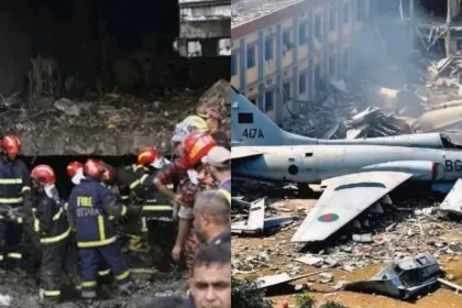 Bangladesh Mourns After Military Plane Crashes Into School