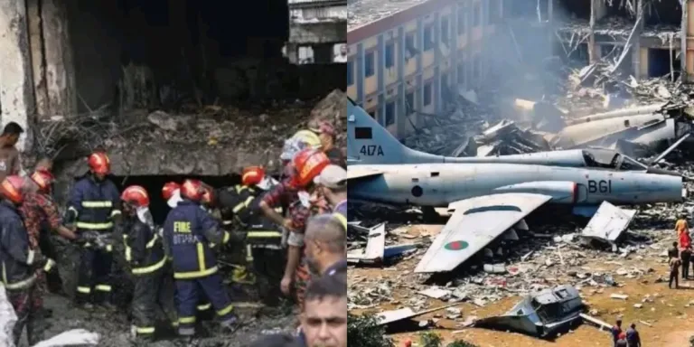 Bangladesh Mourns After Military Plane Crashes Into School