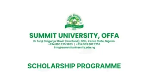 Summit University Scholarship 2025 for Nigerian Students