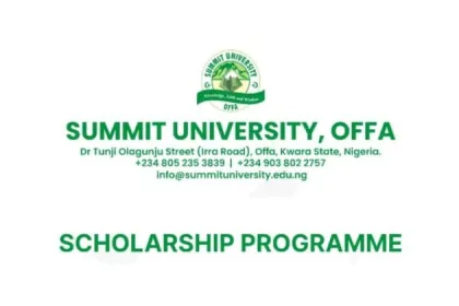 Summit University Scholarship 2025 for Nigerian Students