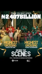 Funke Akindele Smashes Records with ₦2.4 Billion Film "Behind The Scenes