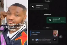 Man Sparks Reactions After Woman Scolds Him for Posting Lunch Date on WhatsApp Status